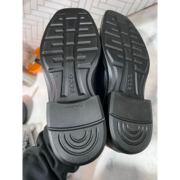ECCO Helsinki 2 Apron Toe Black Leather Slip On Dress Shoes Men 13-13.5 EU47 main image 8